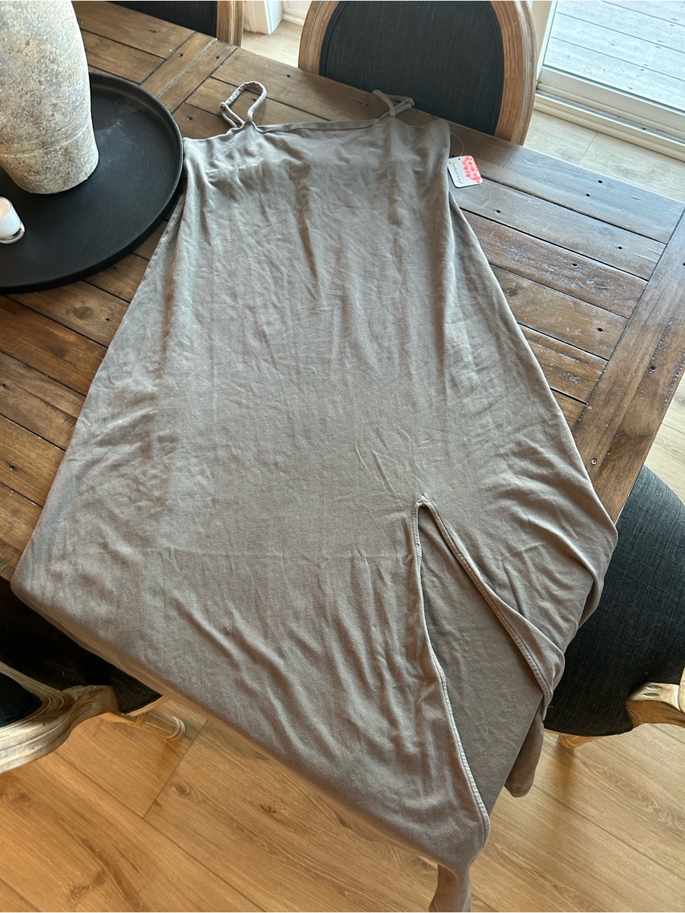 NWT FP Movement Hot Shot Strappy Brown Dress L